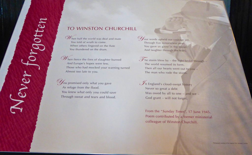 1944 Poem about Sir Winston Churchill