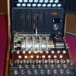 A World War II Enigma Machine, first cracked by the Poles in 1932