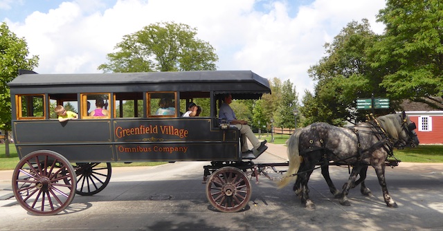 Horse drawn Omnibus at Greenfield Village