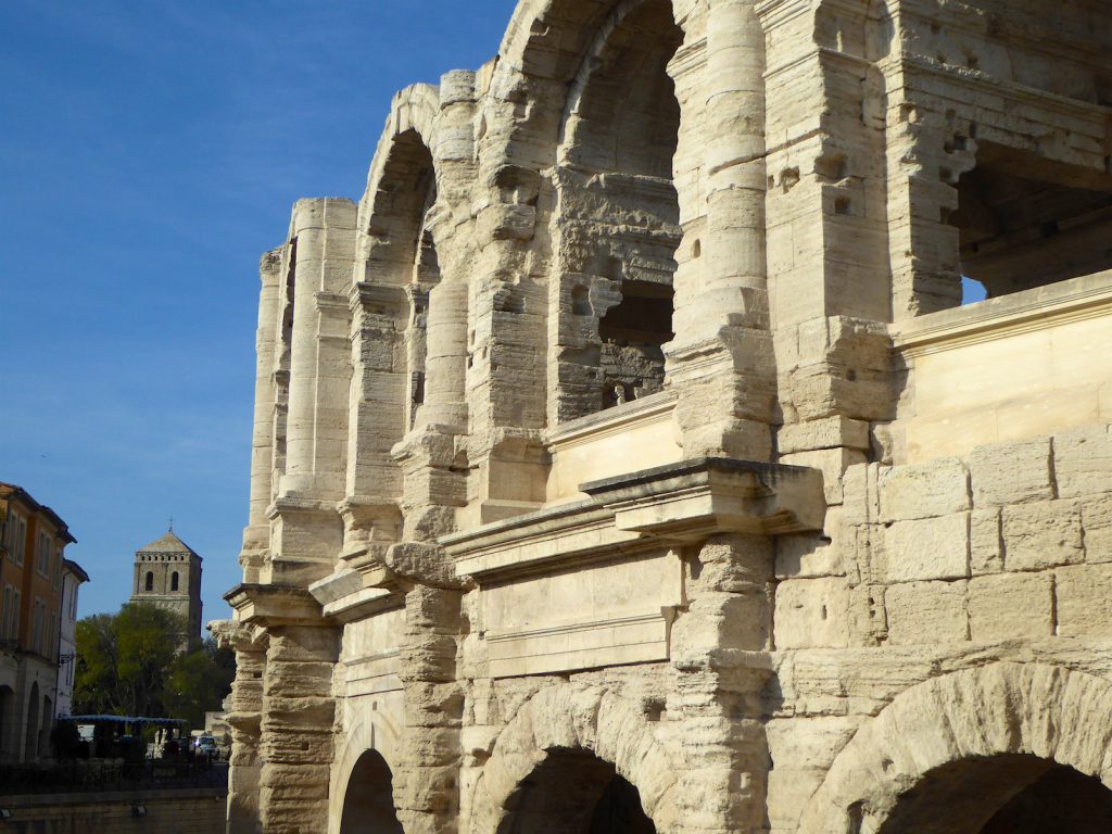 Arles Roman amphitheater Bouches-du-Rhône, Provence, France