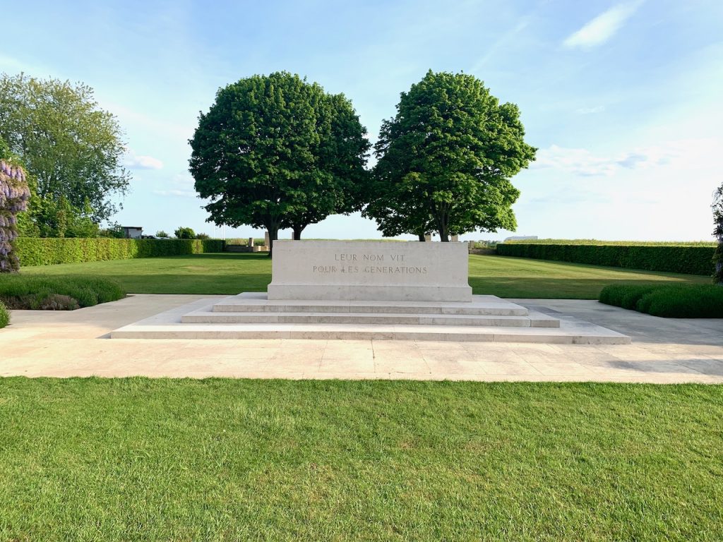 The Canadian War Memorial at Bény-sur-Mer, Normandy, France