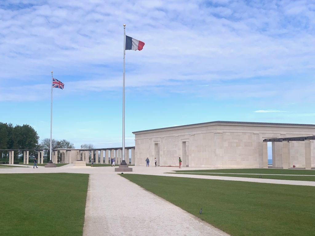 At The British Normandy Memorial, Vers-sur-Mer, Normandy France