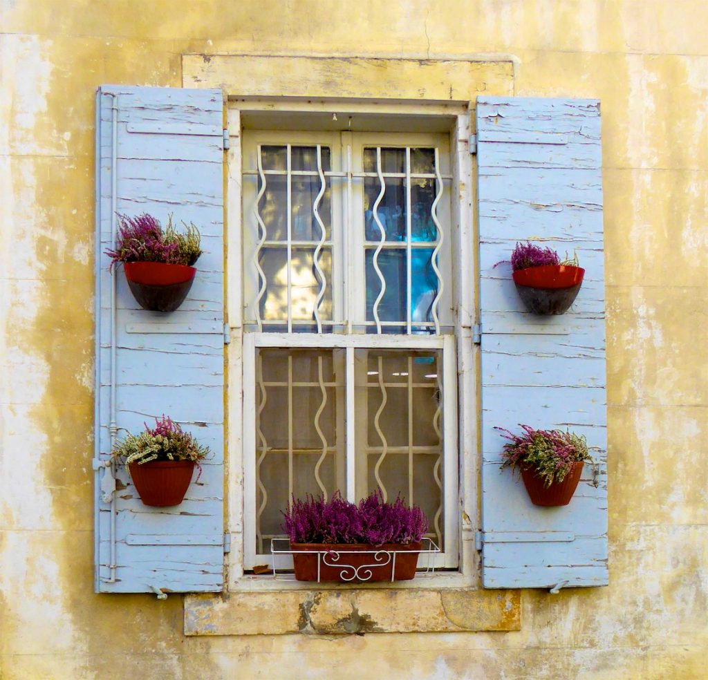 Shutters of Provence near Lourmarin