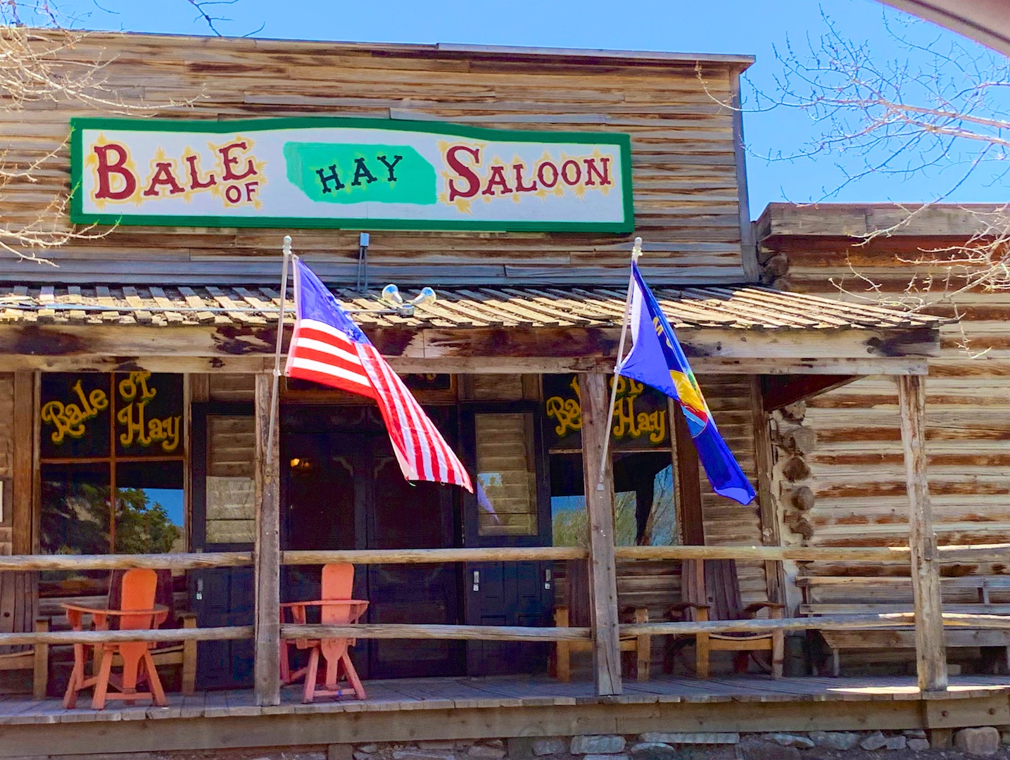 Bale of Hay Saloon, Virginia City, Montana, USA