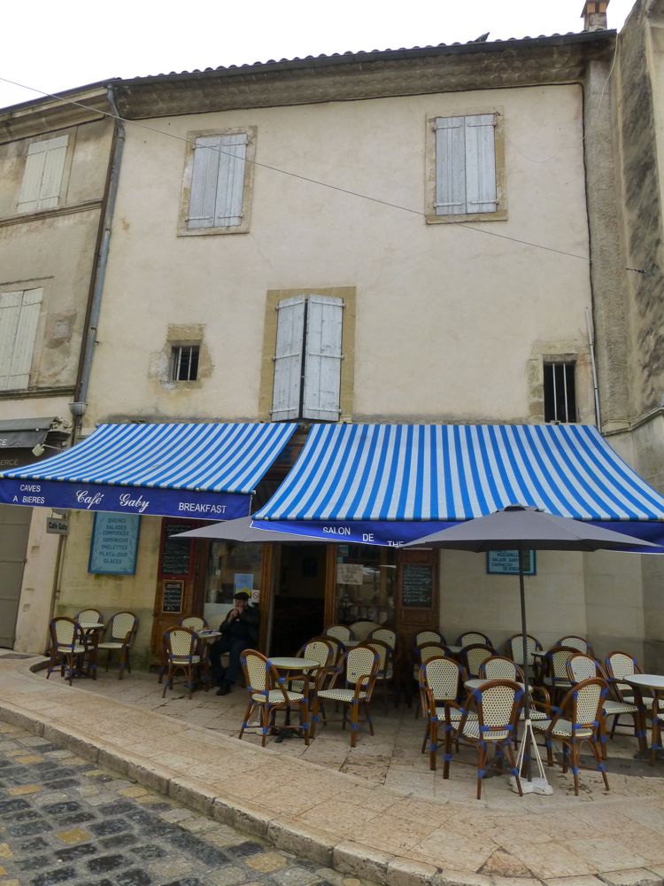 Cafe Gaby in Lourmarin, Vaucluse, Luberon Valley, Provence, France