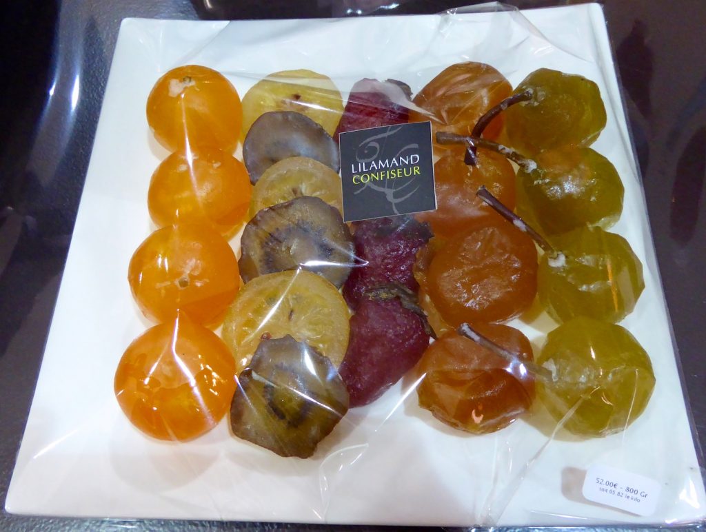 Candied fruits at Lilamand Confiseur, Luberon, Vaucluse, Provence, France