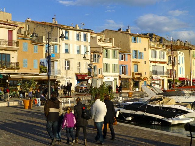 Cassis, a French fishing town on the Mediterranean