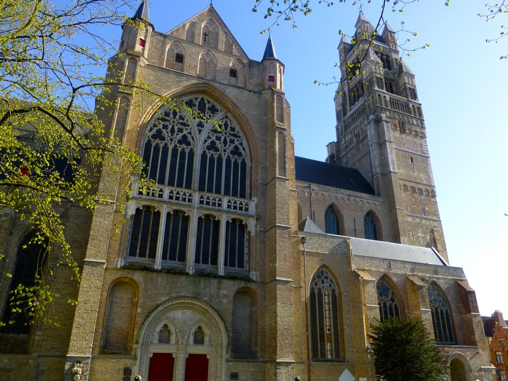 Cathedral in Bruges, Belgium