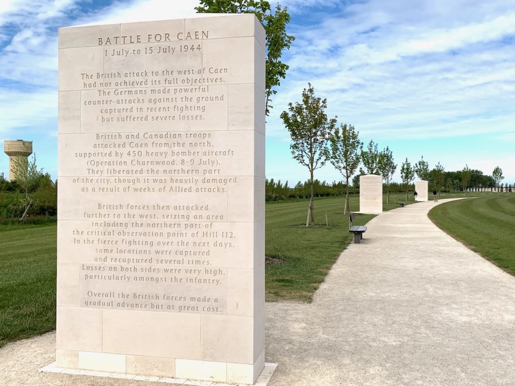 British Normandy Memorial, Vers-sur-Mer, Normandy, France,Cauldron of Battle 16-29 July 1944