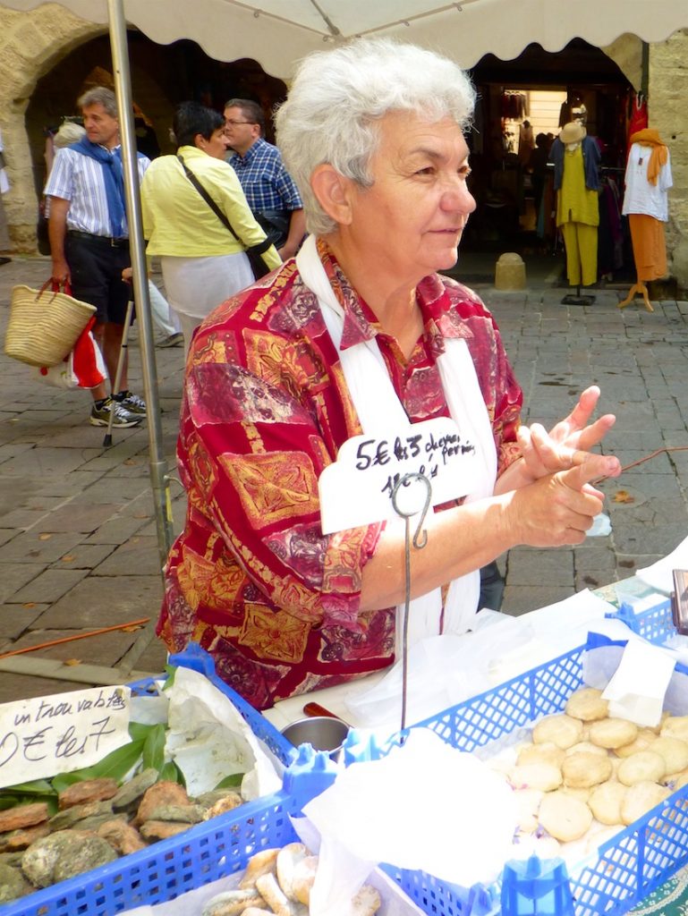 Characters in the markets of Provence, France