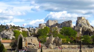 Chateau ruins at Les Baux-de-Provence