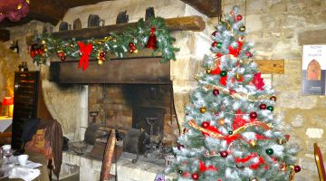 Christmas lunch in Avignon, Provence, France