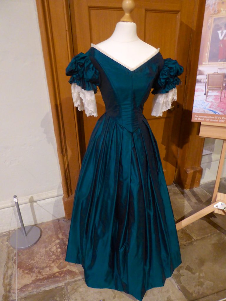 Costumes from 'Victoria', filmed at Harewood House Yorkshire, England