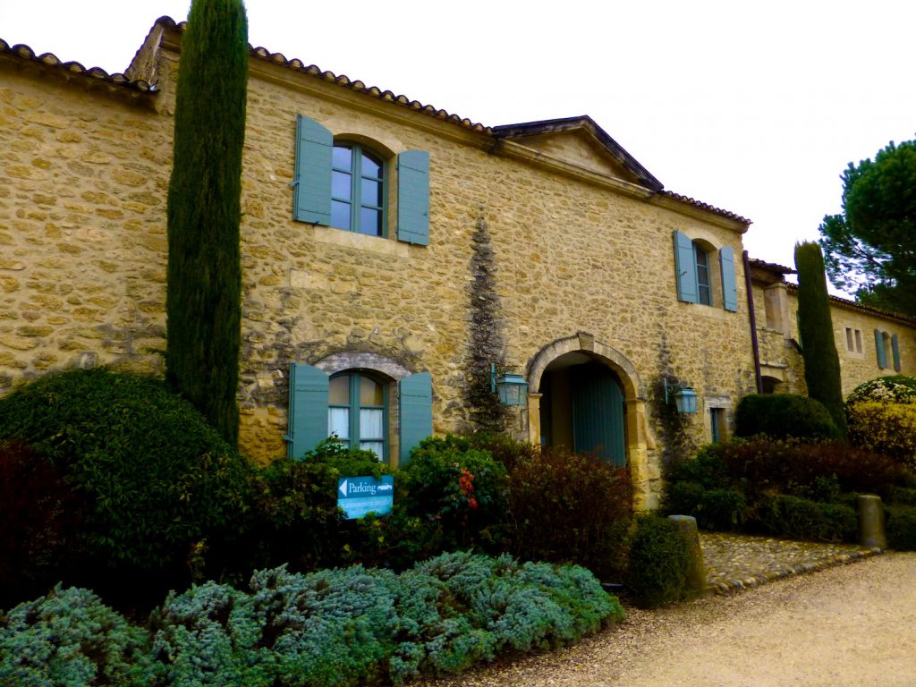 Domaine de la Citadelle, Luberon, Provence, in the rain in winter