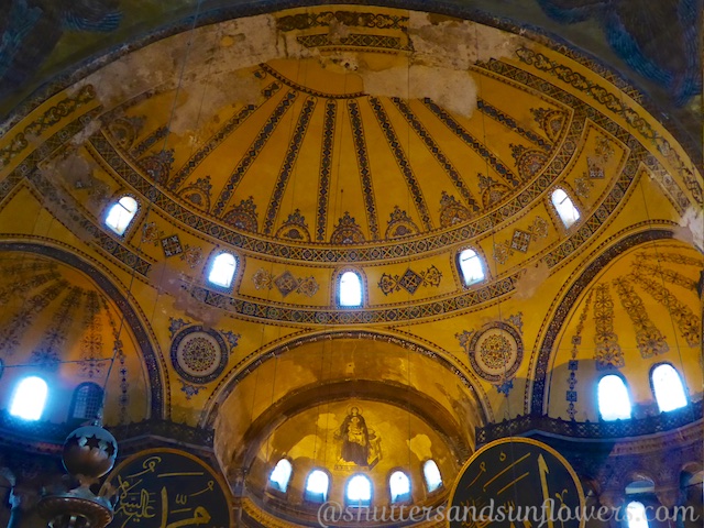 Half dome of the apse, Hagia Sophia, Istanbul, Turkey