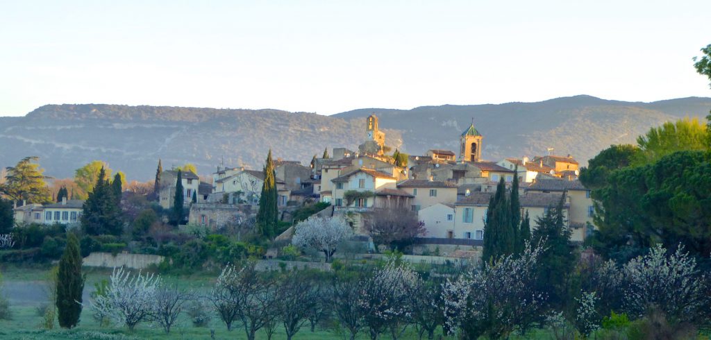 Early morning view of Lourmarin village, Luberon, Provence, France