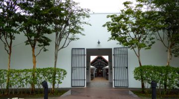 Entrance to Changi Museum and Chapel, Singapore
