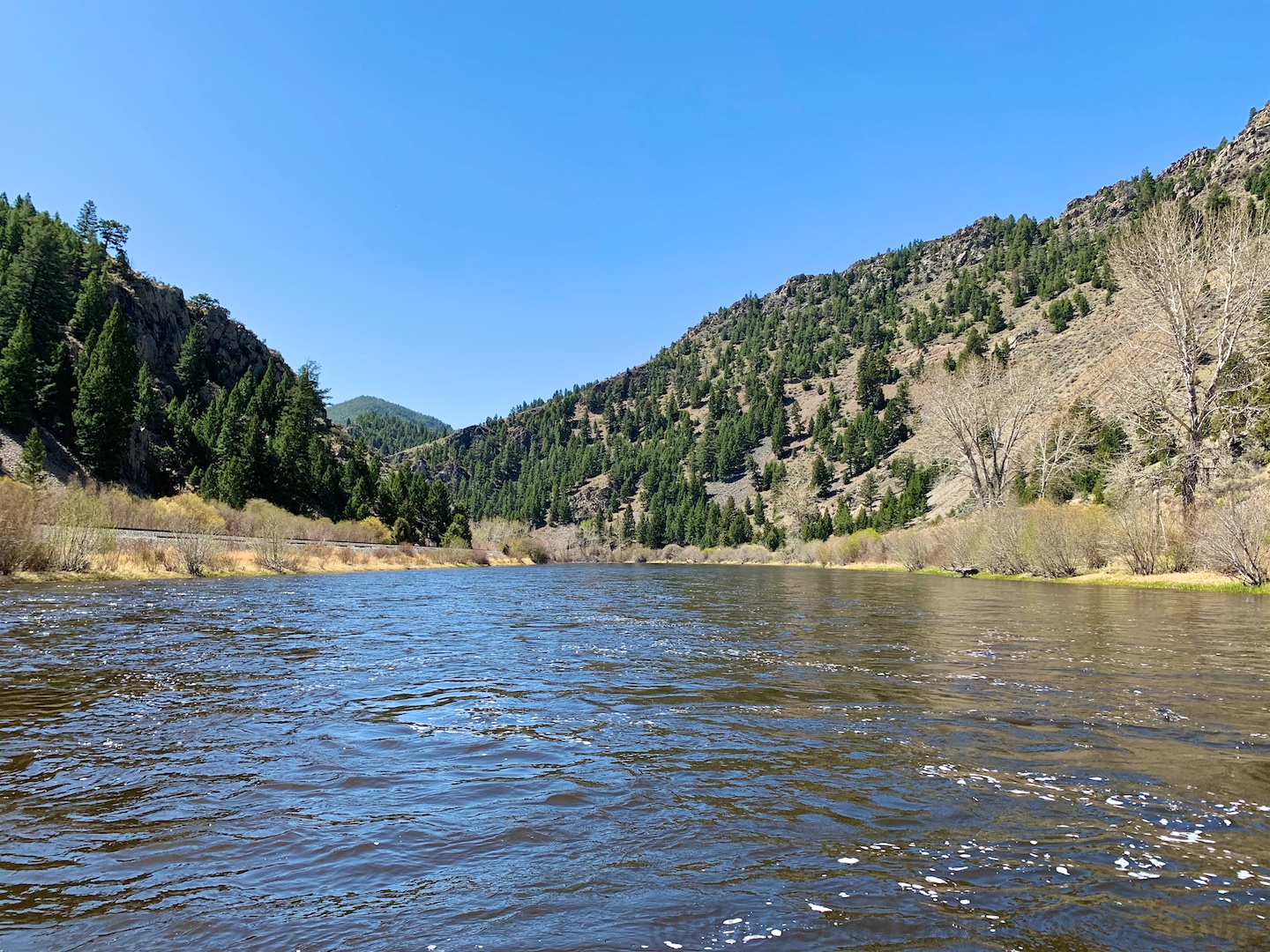 Floating the Big Hole River, Montana