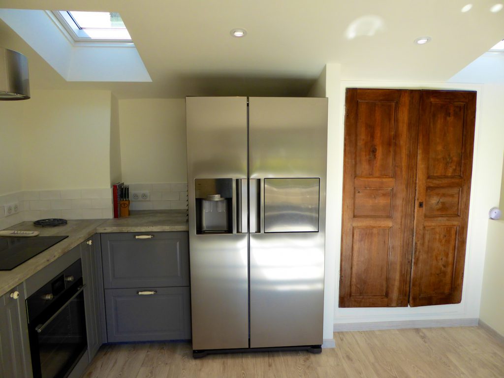 American Fridge in our Lourmarin kitchen