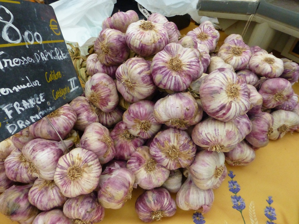 Garlic Herbs at Wednesday Market in Uzes 