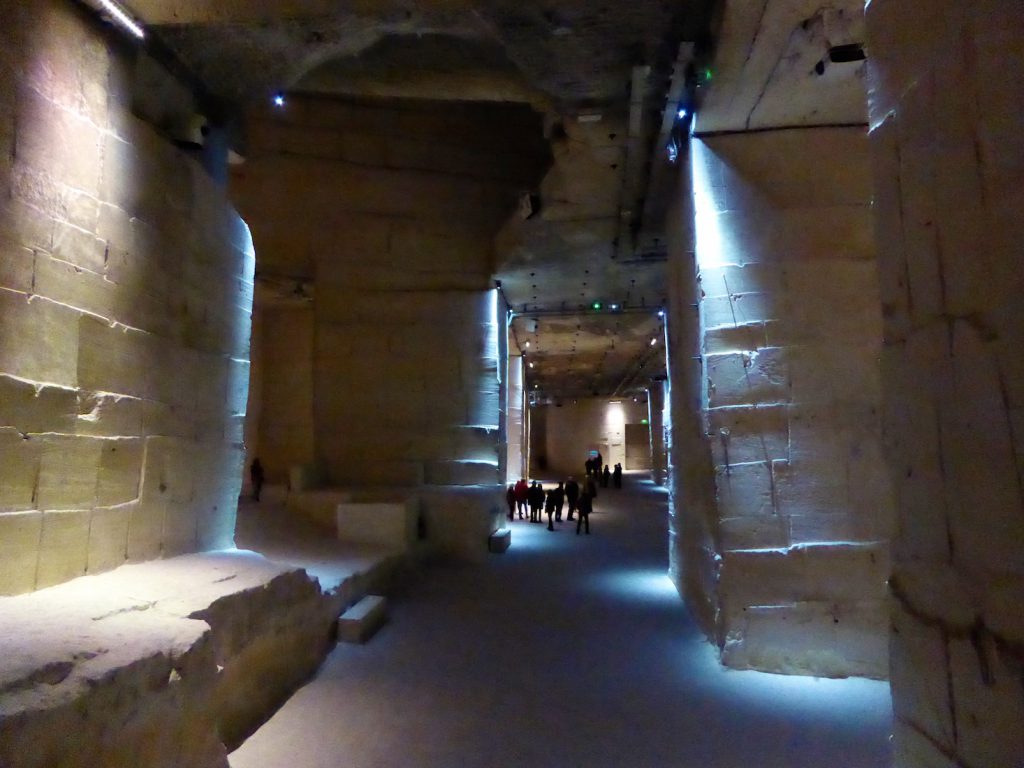 Inside Carrières de Lumières, Les Baux de Provence, Bouches-du-Rhône, Provence, France