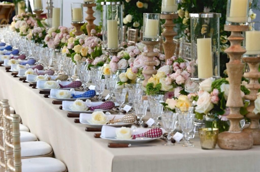 Lavender wands from La Maison France, Lourmarin at a Wedding celebration