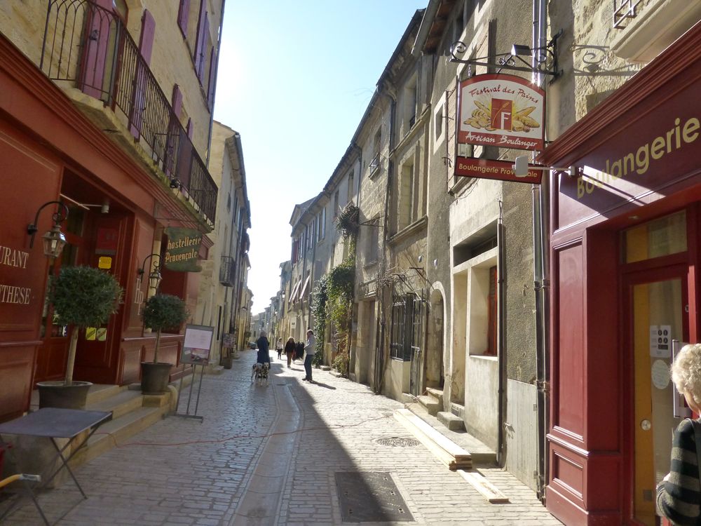 Le Grande Bourgade,Uzes, the street where we lived