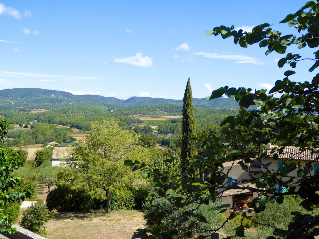 Luberon view in Grambois, Luberon, Vaulcuse, Provence, France