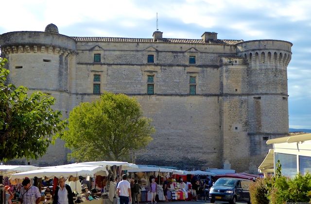 The fortified castle of Gordes, Luberon, Vaucluse, Provence, France