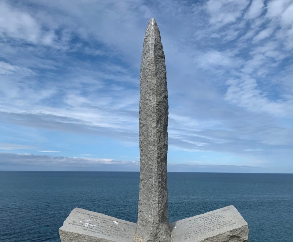 Memorial at Pointe-Du-Hoc, Normandy, France