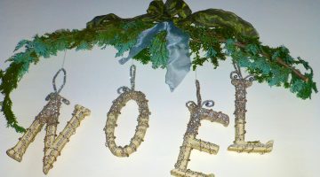 Noel wreath, the magic of Christmas