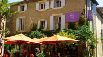 Numero 9, a restaurant in Lourmarin, Luberon, Vaucluse, Provence