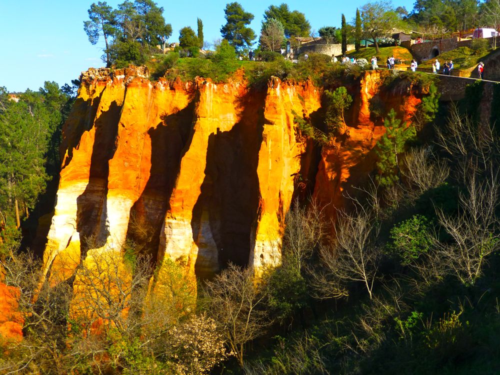 Ocher Gorge in Rousillon, Luberon, Provence