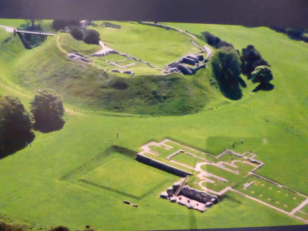 Old Sarum built 1st century BC, Salisbury, Wiltshire, England