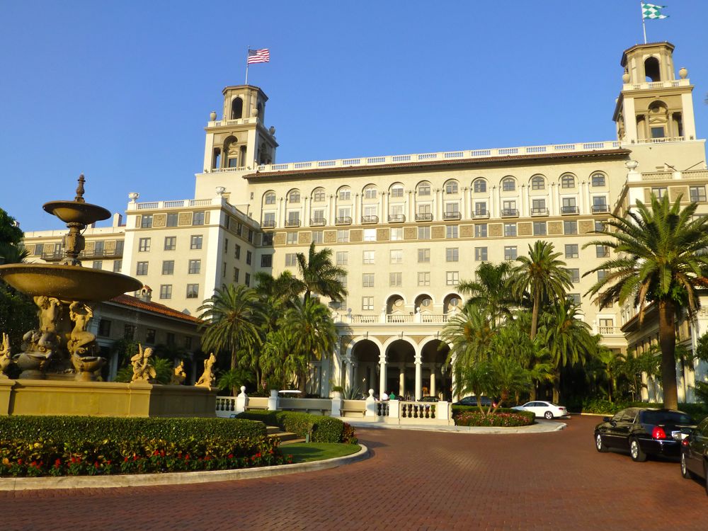 Outside The Breakers Hotel, West Palm Beach, Florida, USA