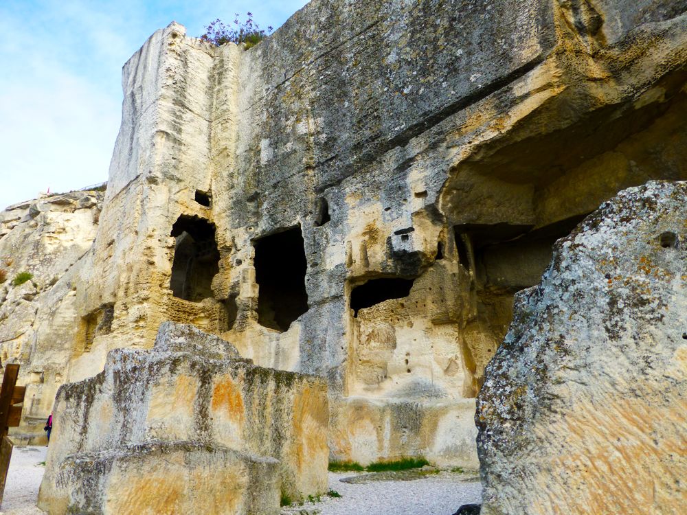 Ruins of the chateau at Les Baux de Provence