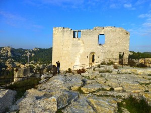 Ruins of the chateau at Les Baux-de-Provence