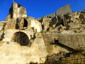 The Chateau ruins at Les Baux -de-Provence, Provence, France