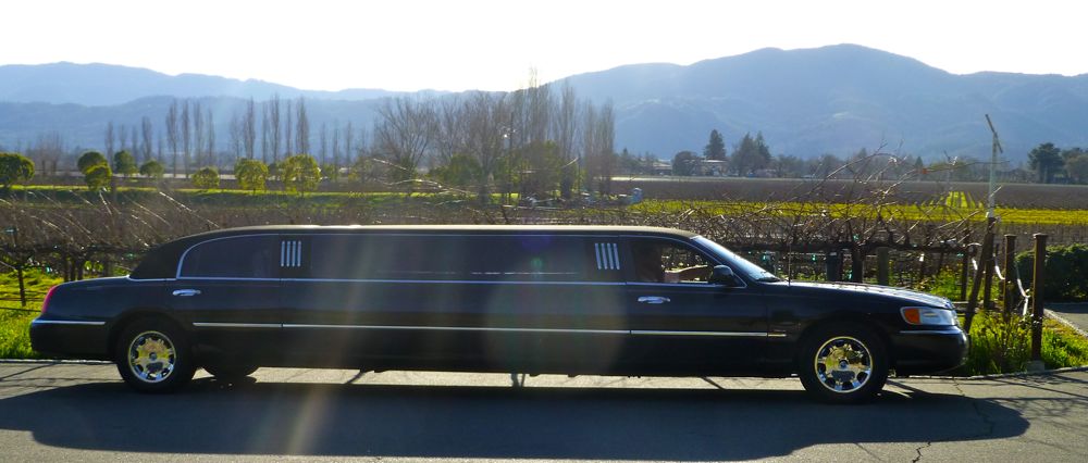 Limo at a Napa Valley Vineyard