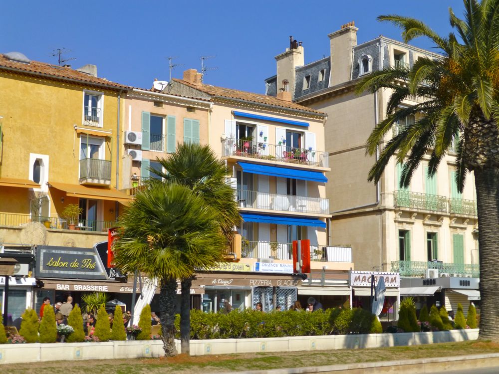 Street in Bandol, Provence, France