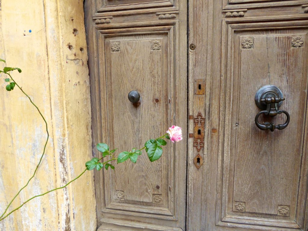 Ancient doorways of Provence, France