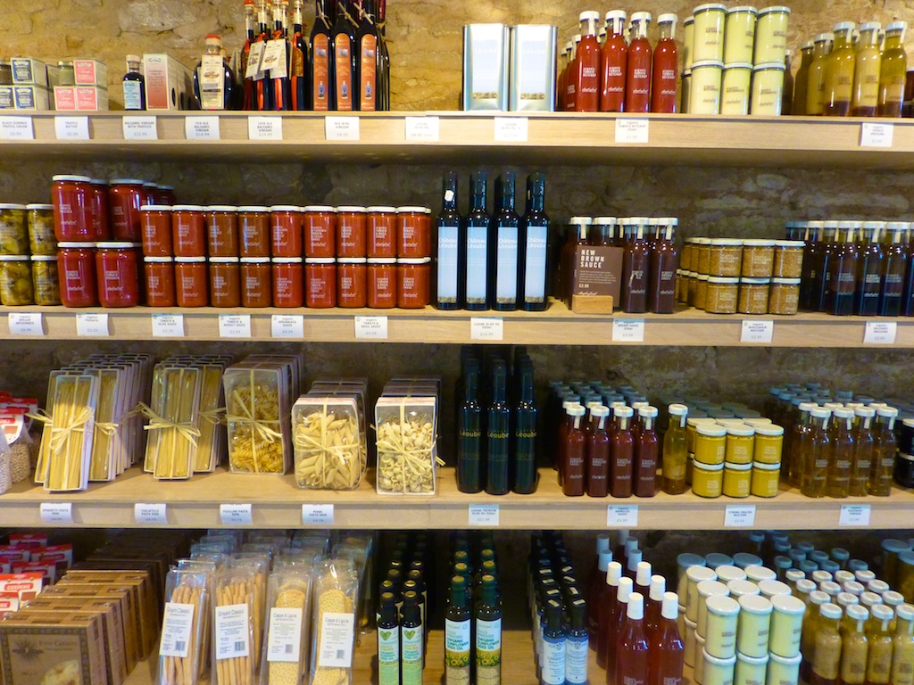 Preserves & sauces at Daylesford Barns in the Cotswolds