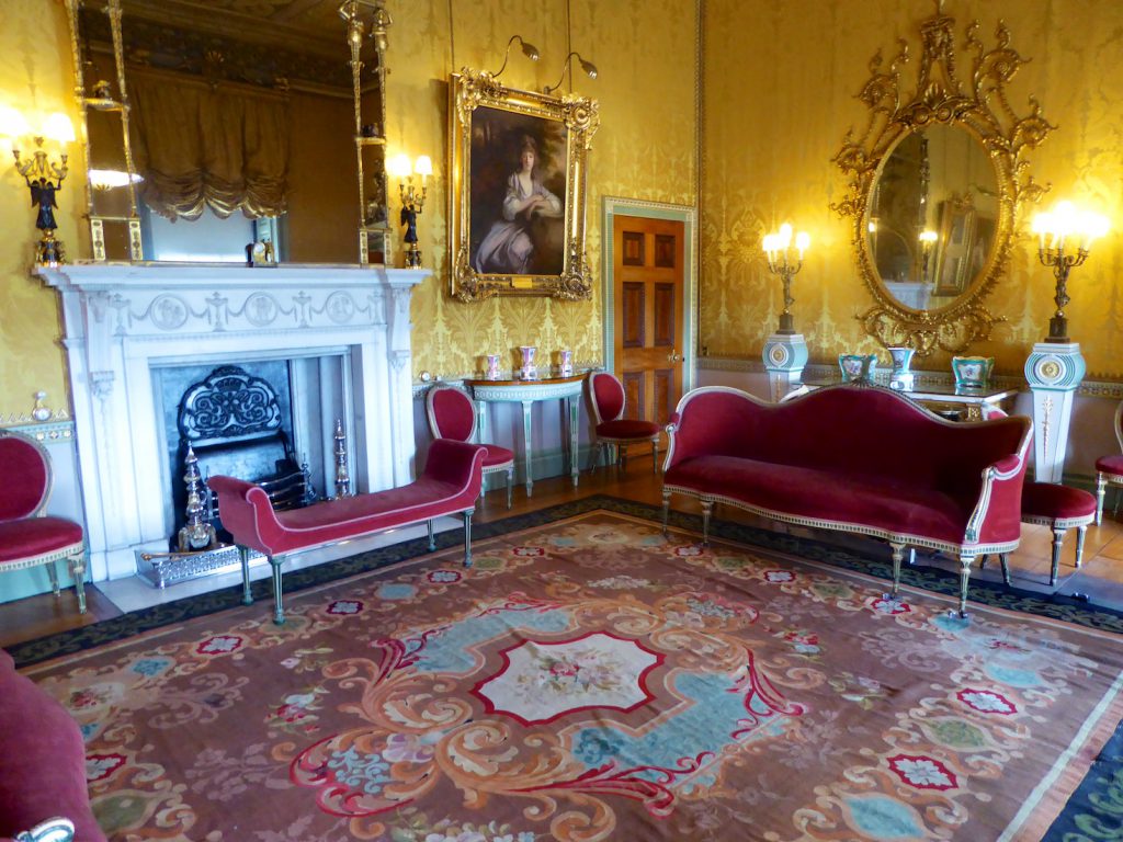 Reception room at Harewood House, used in VICTORIA