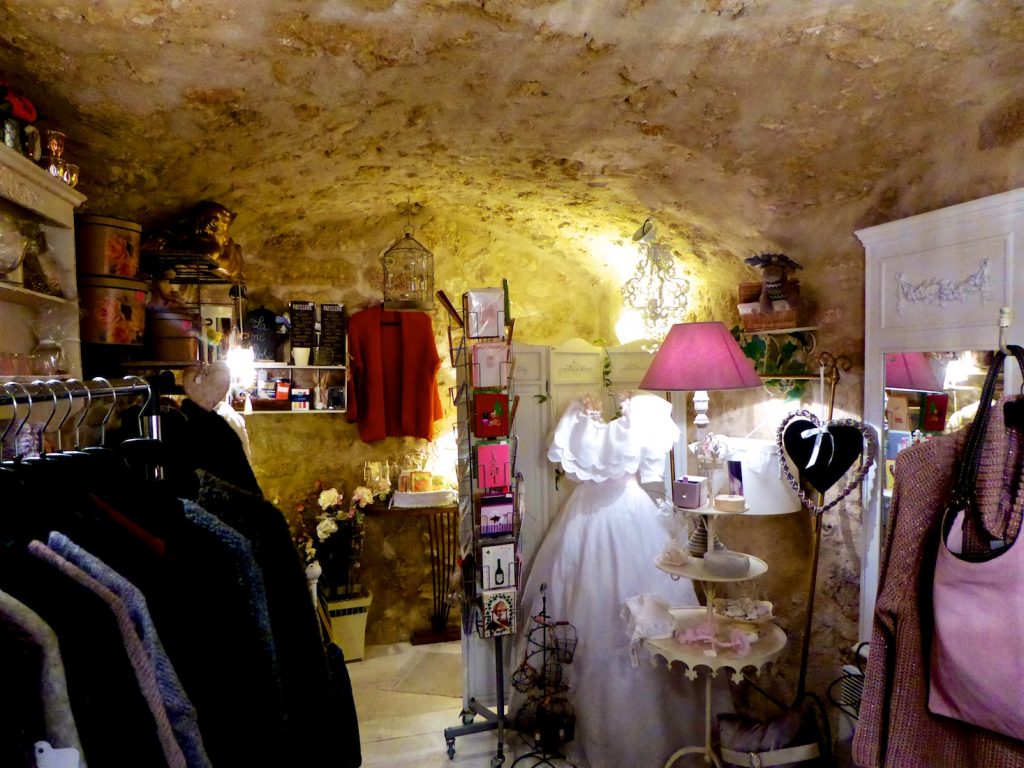 Inside the gift and clothing store Rose de Bagatelle, 18 Rue du Temple, Lourmarin 84160 France