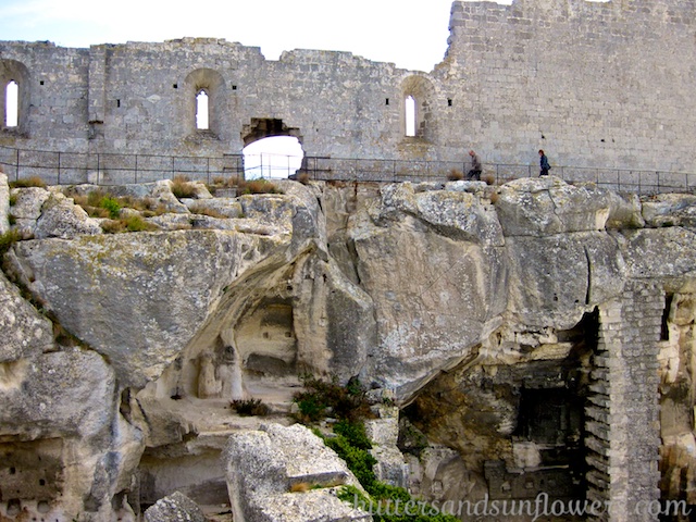 Chateau Ruins at Les Baux de Provence, Provence, France