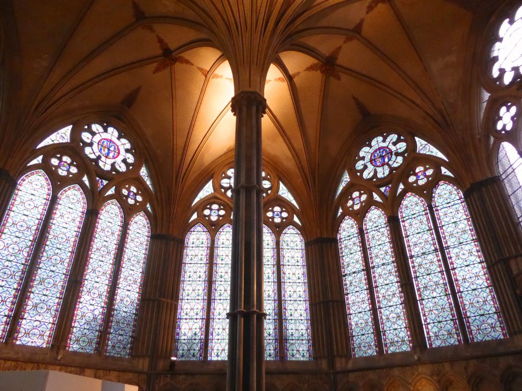 Salisbury cathedral Chapter House where Magna Carta is kept