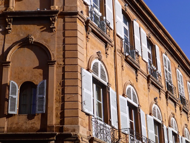 Shutters of Aix-en-Provence, Provence, France