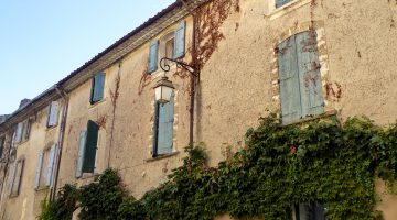 Shutters in Lourmarin, Luberon, Provence, France