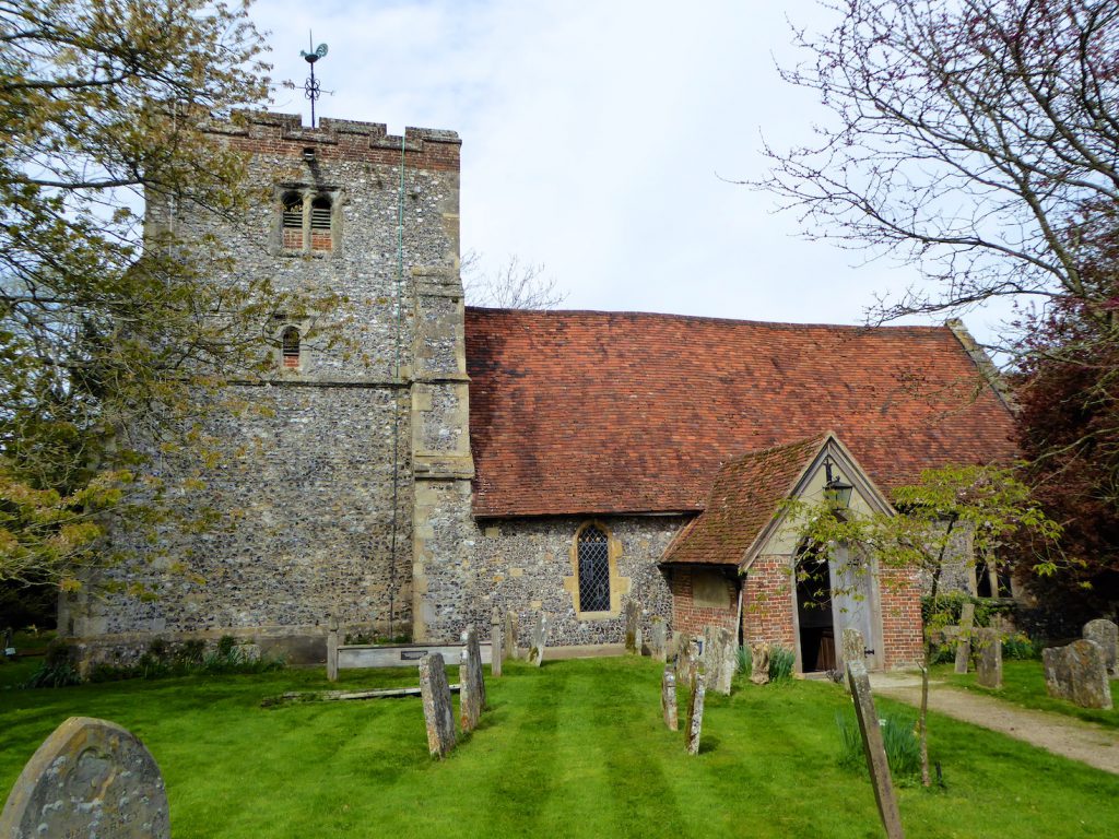 Springtime in England by St Mary the Virgin Church Turville