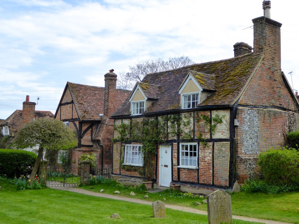 Springtime in England,The Church House, Turville 